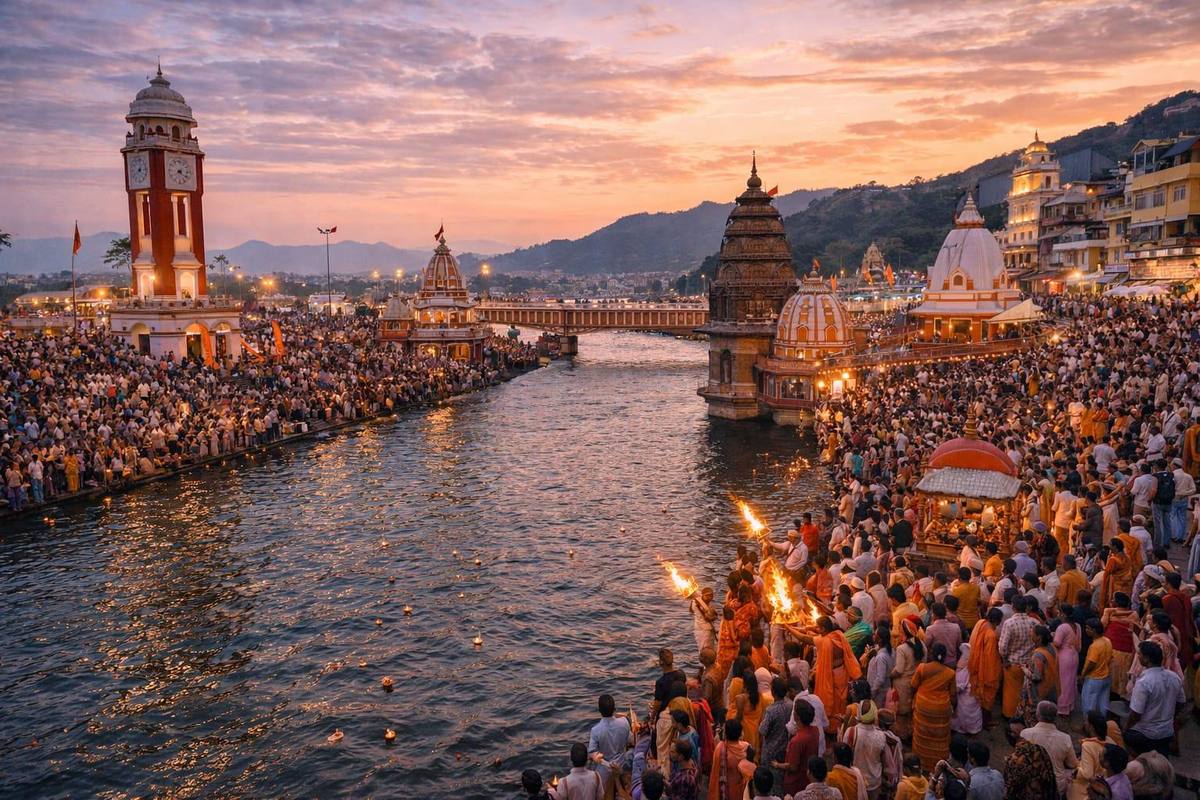 Ganga aarti at Har Ki Pauri, Haridwar